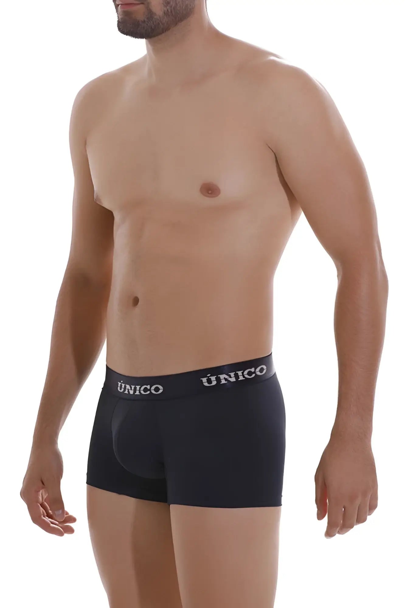Black unico 22120100106 profundo m22 trunks with snug fit elastic waistband in dark blue men’s boxer briefs