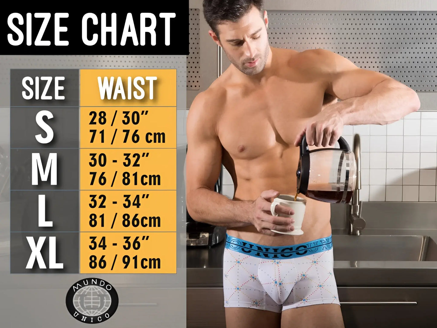 White boxer briefs unico 24100101114 ejes briefs color 59 gray with blue elastic waistband and subtle geometric pattern