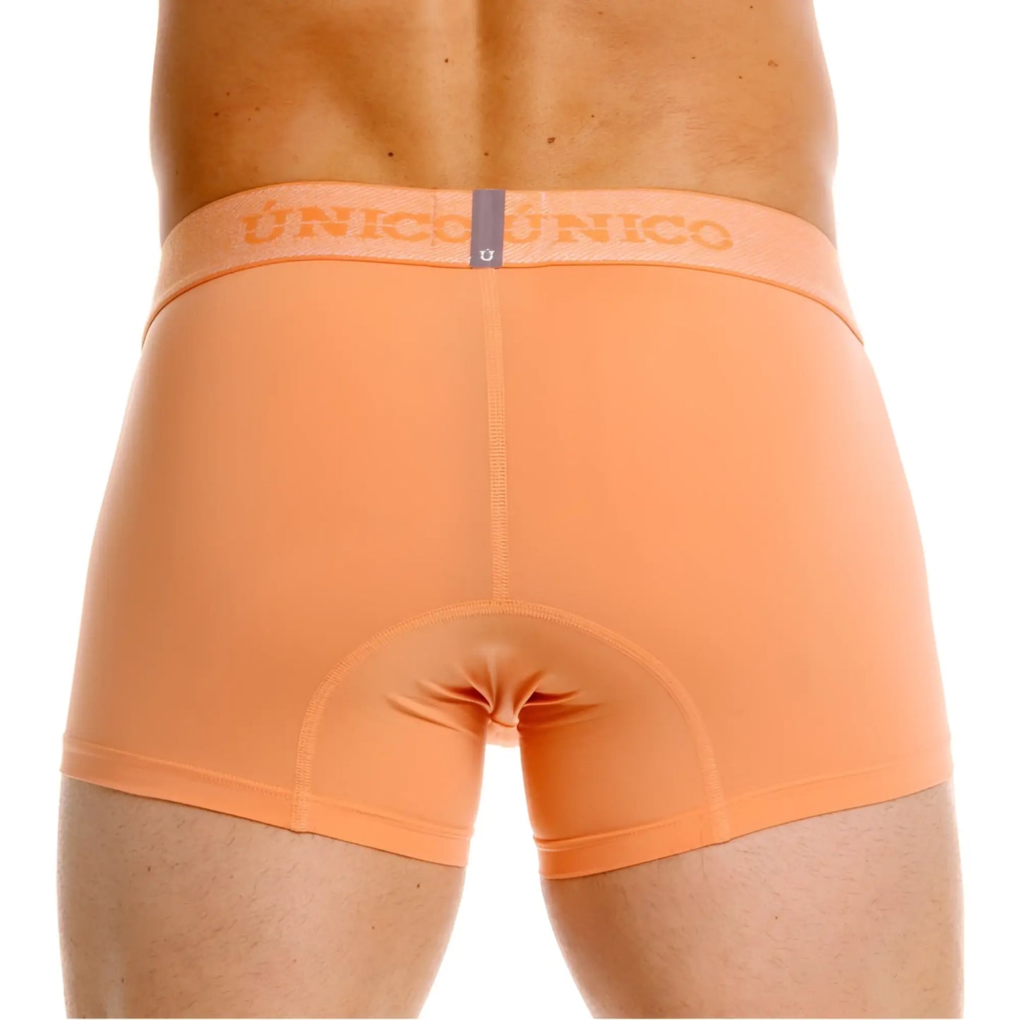 Unico 26040100122 classic apricot briefs with subtle textured waistband and reinforced stitching for premium support