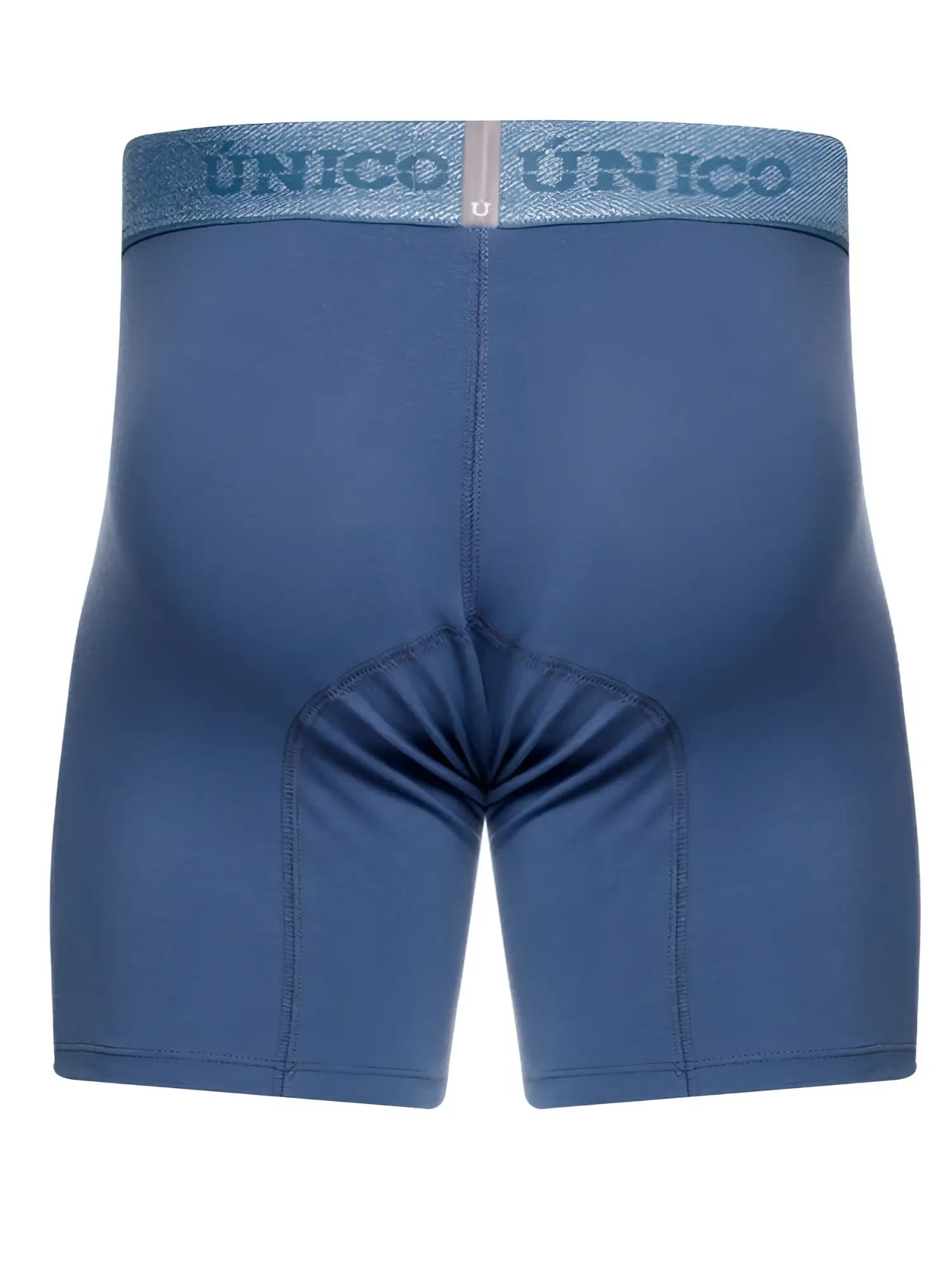 Unico 26040100217 classic teal men’s boxer briefs with textured waistband and reinforced stitching for premium comfort