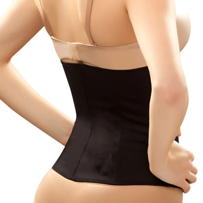 Black vedette 103 renee waist cincher with smooth form fitting design and adjustable straps for plus size