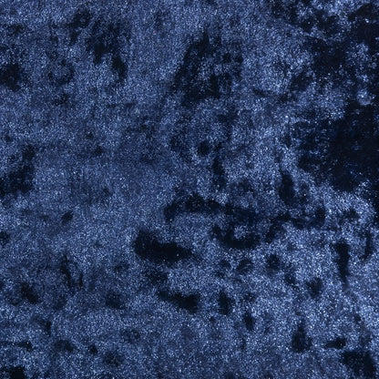 Deep blue velvet shady tank top with shimmering textured surface made of soft velvet fabric