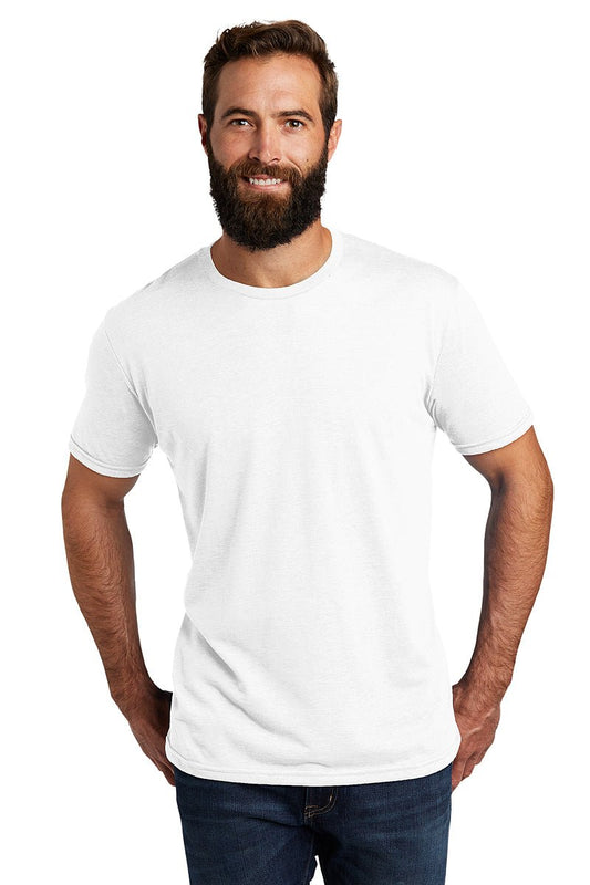 Ajaxx63 White Athletic Tri-blend Barefront