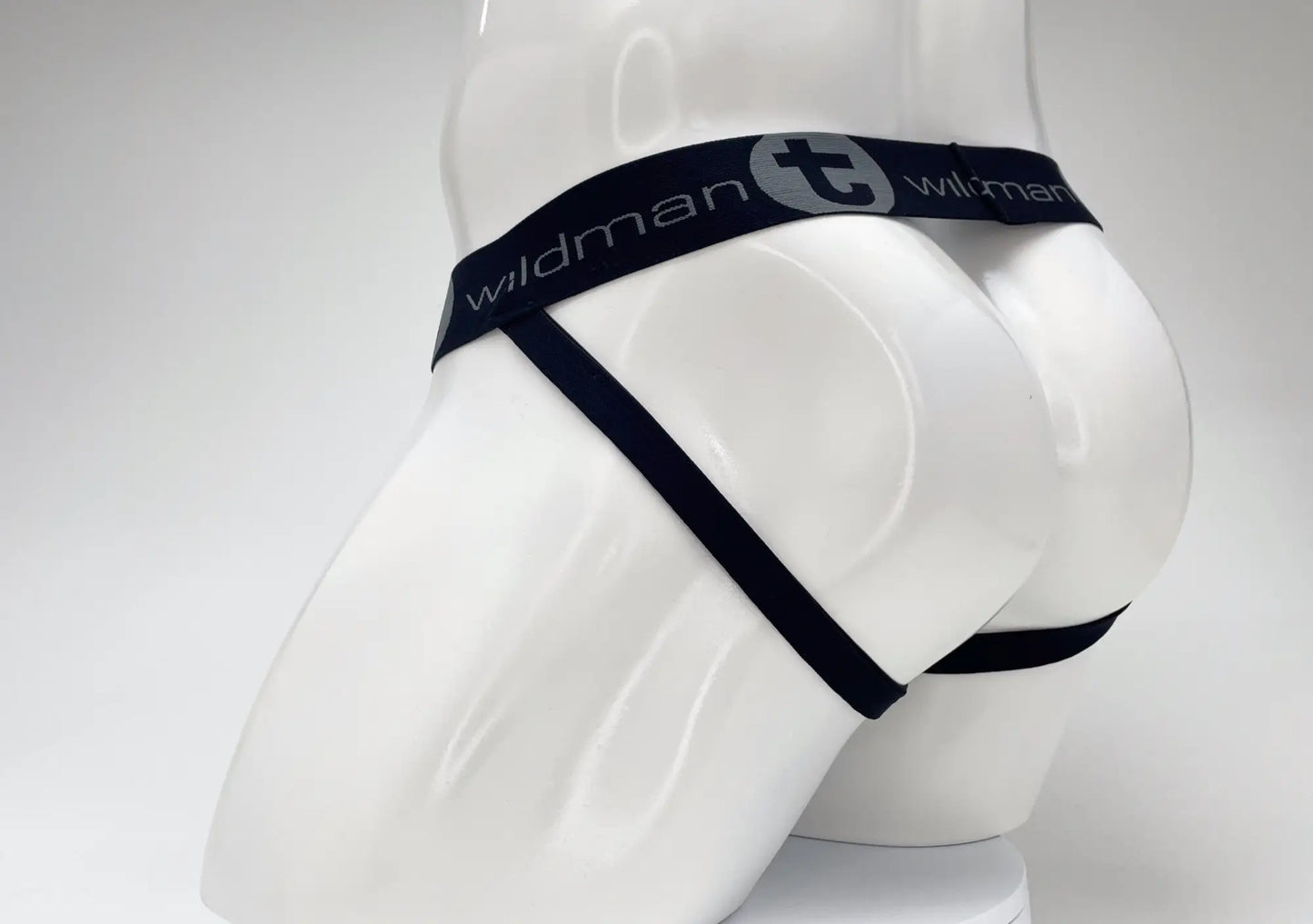 Black wildman briefs with sleek minimalist design and elastic waistband made from cotton for comfortable support