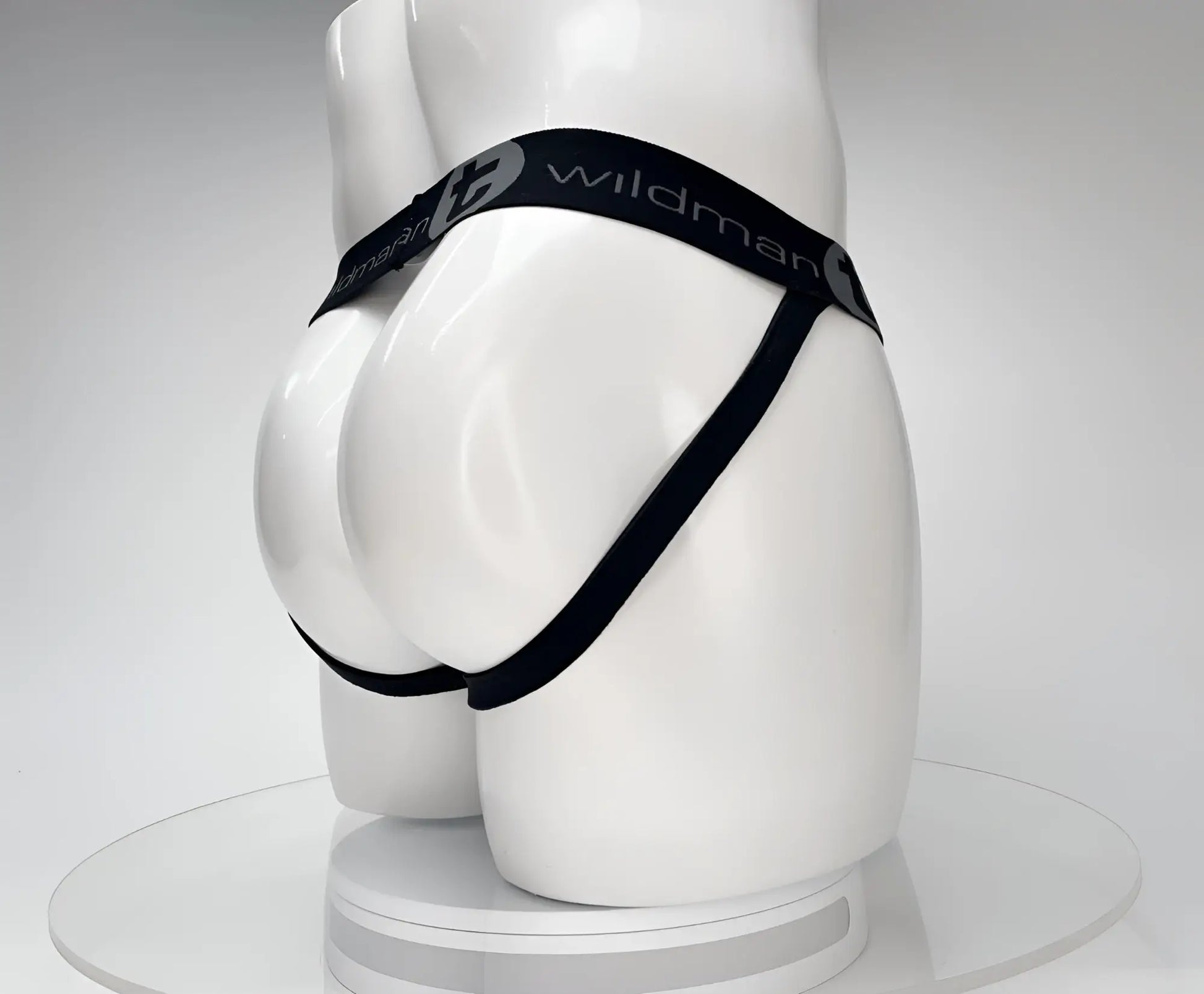 Black wildman brand cotton briefs with sleek minimalist design and elastic waistband in wildmant cotton monster cock jockstrap black