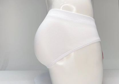 Wildmant mesh brief white and red seamless white cotton briefs with elastic waistband and smooth design
