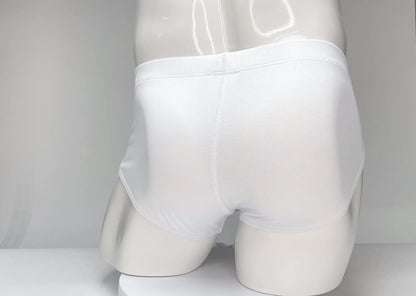 White cotton seamless brief from wildmant mesh brief white and red featuring smooth design and breathable fabric