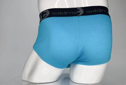 WildmanT modal monster cock brief baby blue with black elastic waistband and white wildman logo