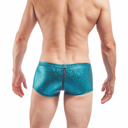 Wojoer Desert Shiny Crackle Glass Boxer Brief Sous-vêtement à fermeture éclair 361W603.1 Taille XL