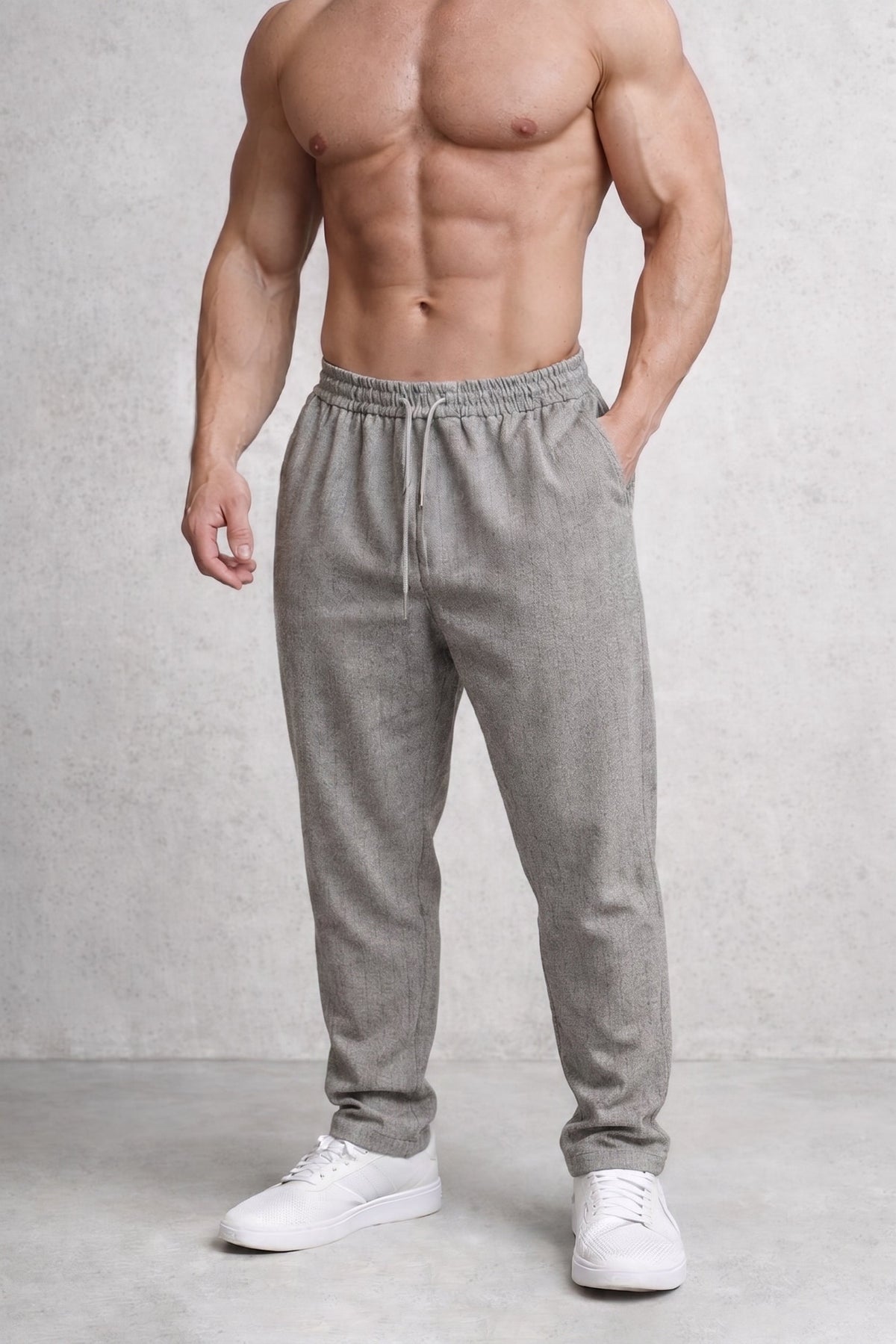 Jed North Men's Athletic Dress Pants - Gray