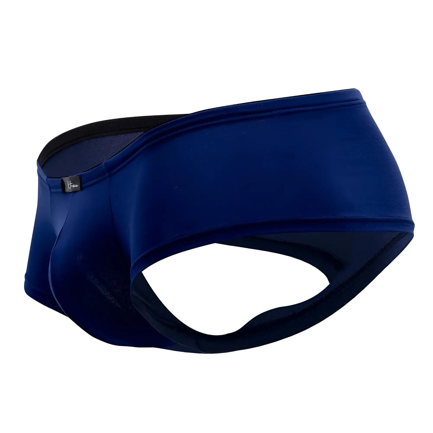 Deep blue xtremen 91103x microfiber trunks for men with seamless construction and black elastic waistband