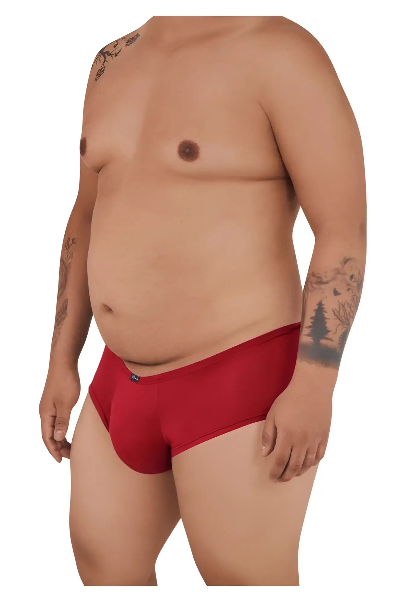 Xtremen 91103X red microfiber men’s briefs with snug fit and elastic waistband for comfortable support