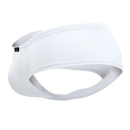White xtremen 91103x microfiber trunks with a smooth seamless elastic headband featuring subtle edge stitching