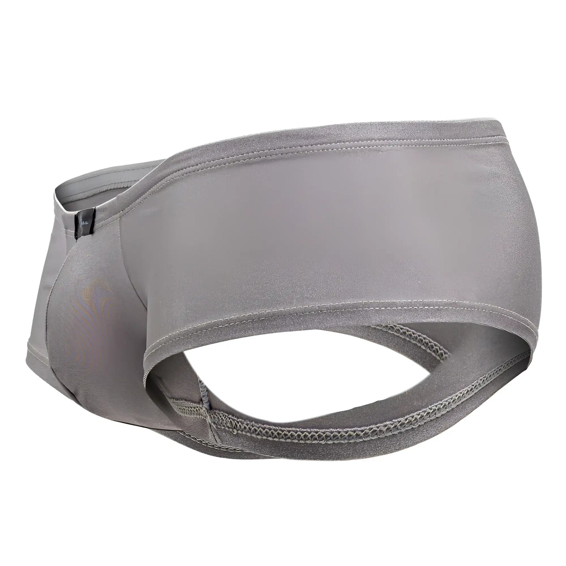 Gray xtremen 91180 microfiber trunks in silver made of smooth stretchy fabric with a sleek modern design