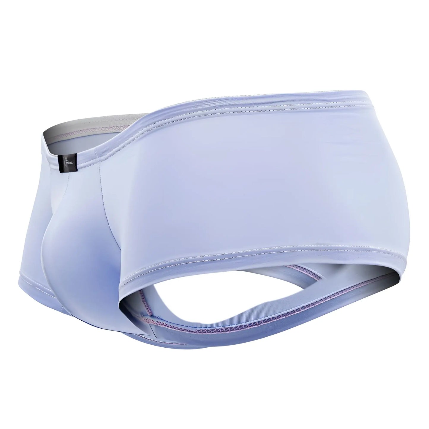 Xtremen 91181 microfiber trunks in lilac featuring smooth, form-fitting fabric and subtle stitching details