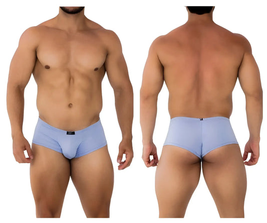 Xtremen 91181 microfiber lilac men’s briefs with smooth fabric and black brand tag on the waistband