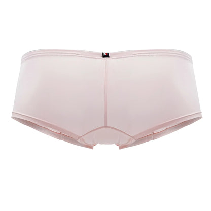 Xtremen 91181 microfiber trunks in soft pink with a seamless brief design and subtle waistband featuring a black logo
