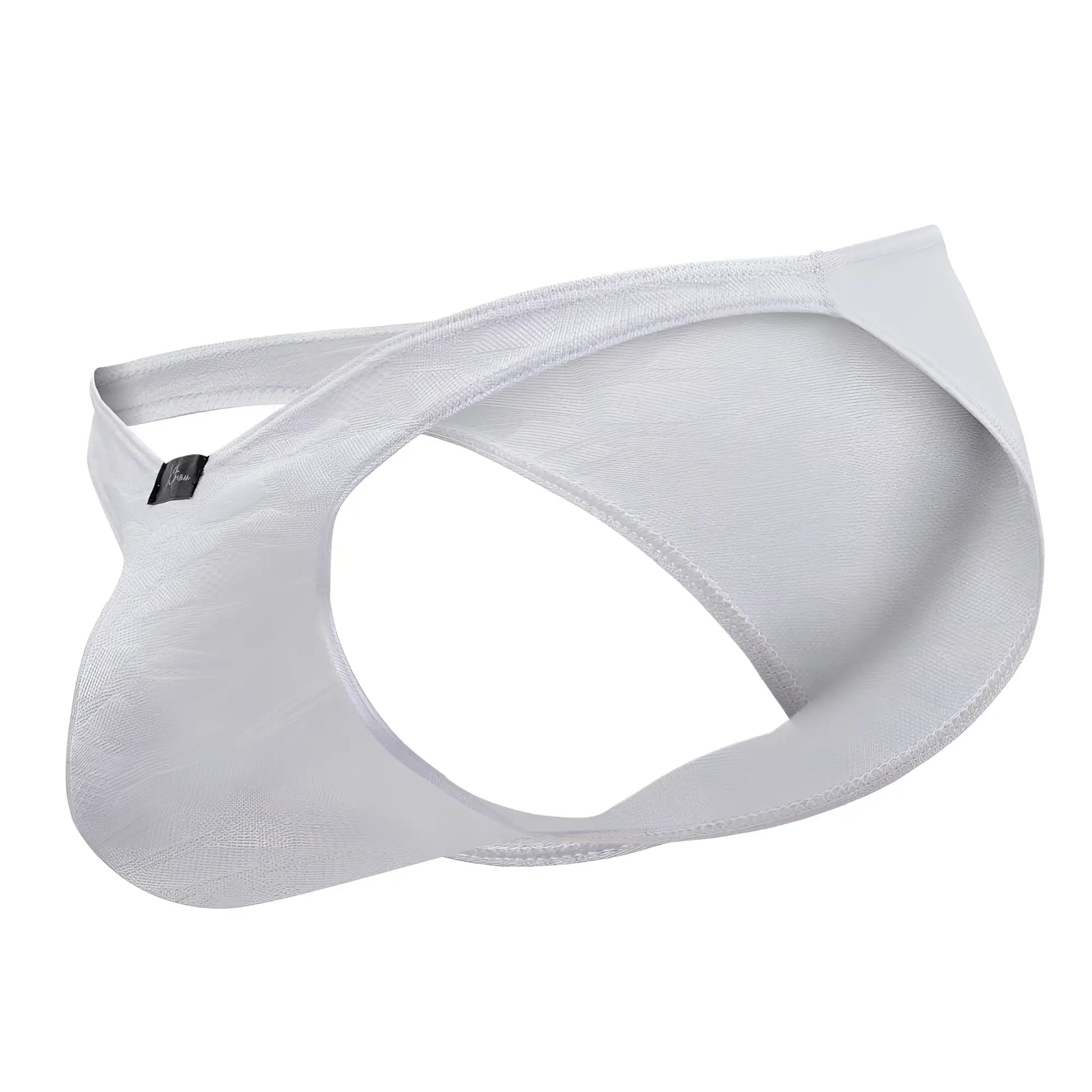 White xtremen 91201 jacquard bikini men’s underwear with smooth stretchy fabric and distinctive cut