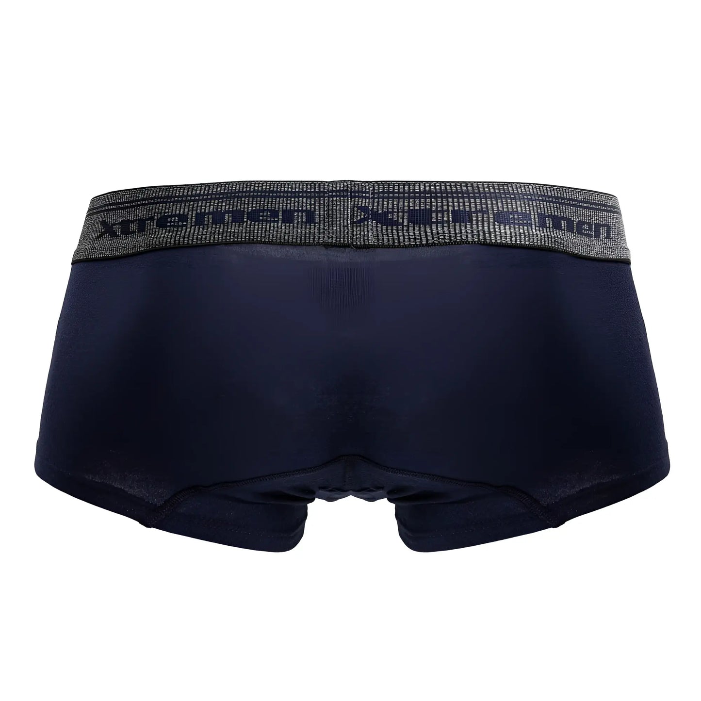Dark navy xtremen 91205b cotton blend men’s briefs with textured gray waistband featuring xtreme men logo