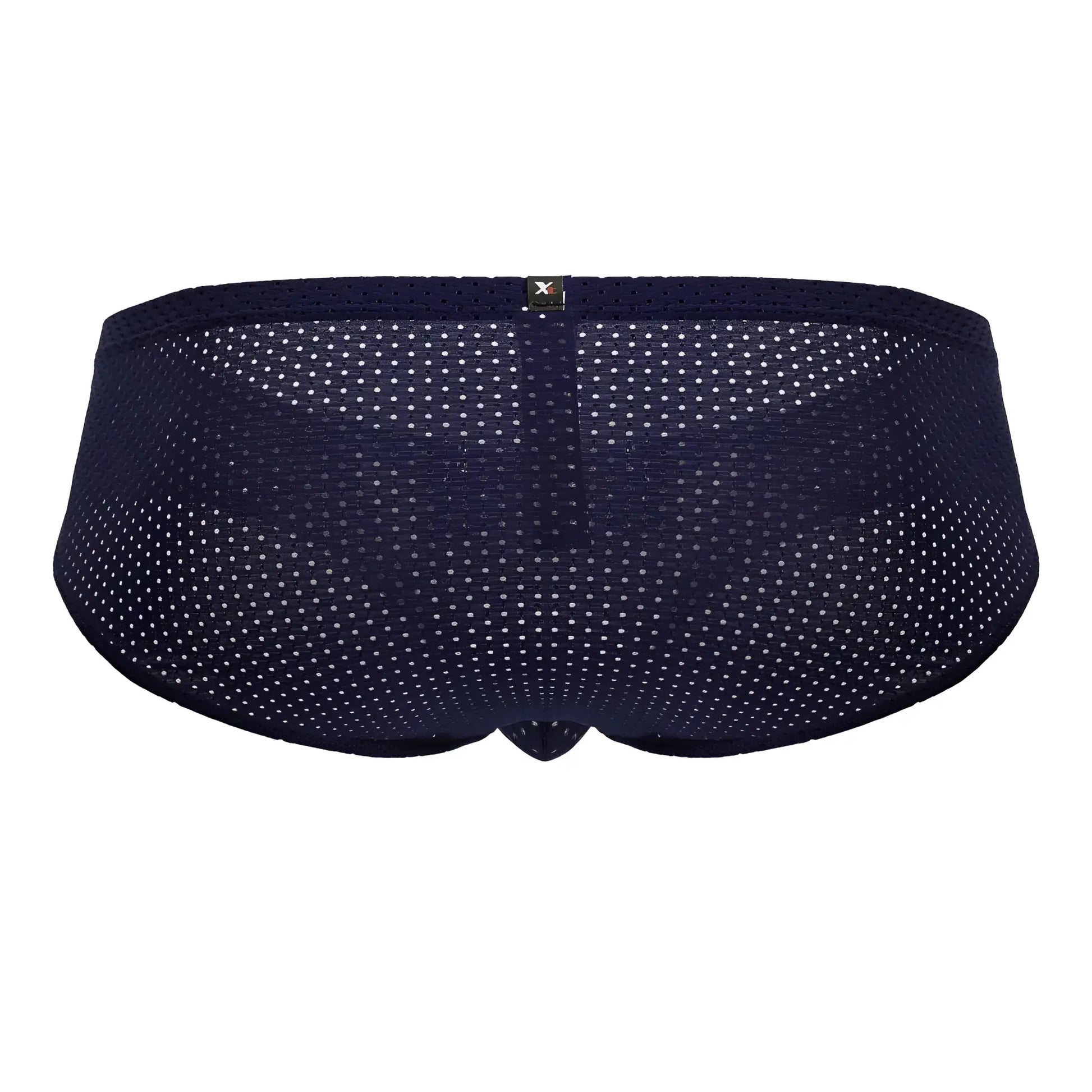 Dark blue xtremen 91213b microfiber briefs with a subtle white dot pattern for comfortable everyday wear