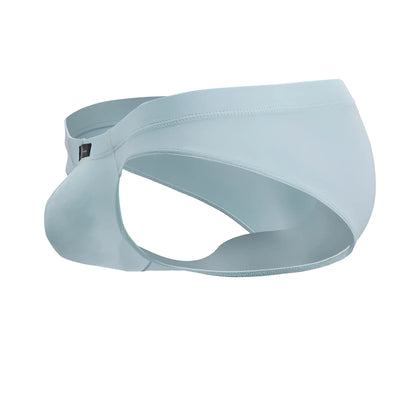 Light blue Xtremen 91218 microfiber briefs with smooth fabric and contoured design for comfortable fit