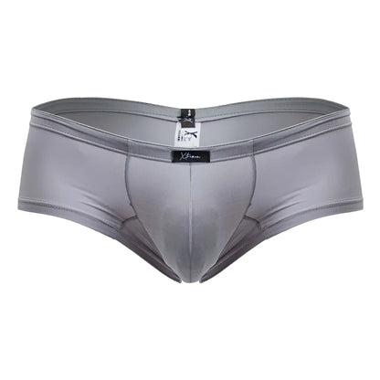Xtremen 91219 gray microfiber trunks with smooth x-form design and elastic waistband for comfortable fit
