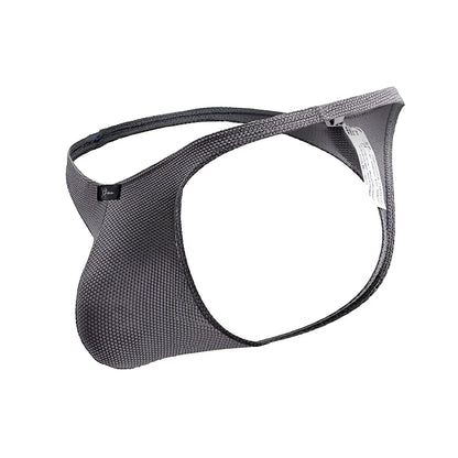 Gray xtremen 91223 microfiber briefs with a supportive contoured design and adjustable waistband