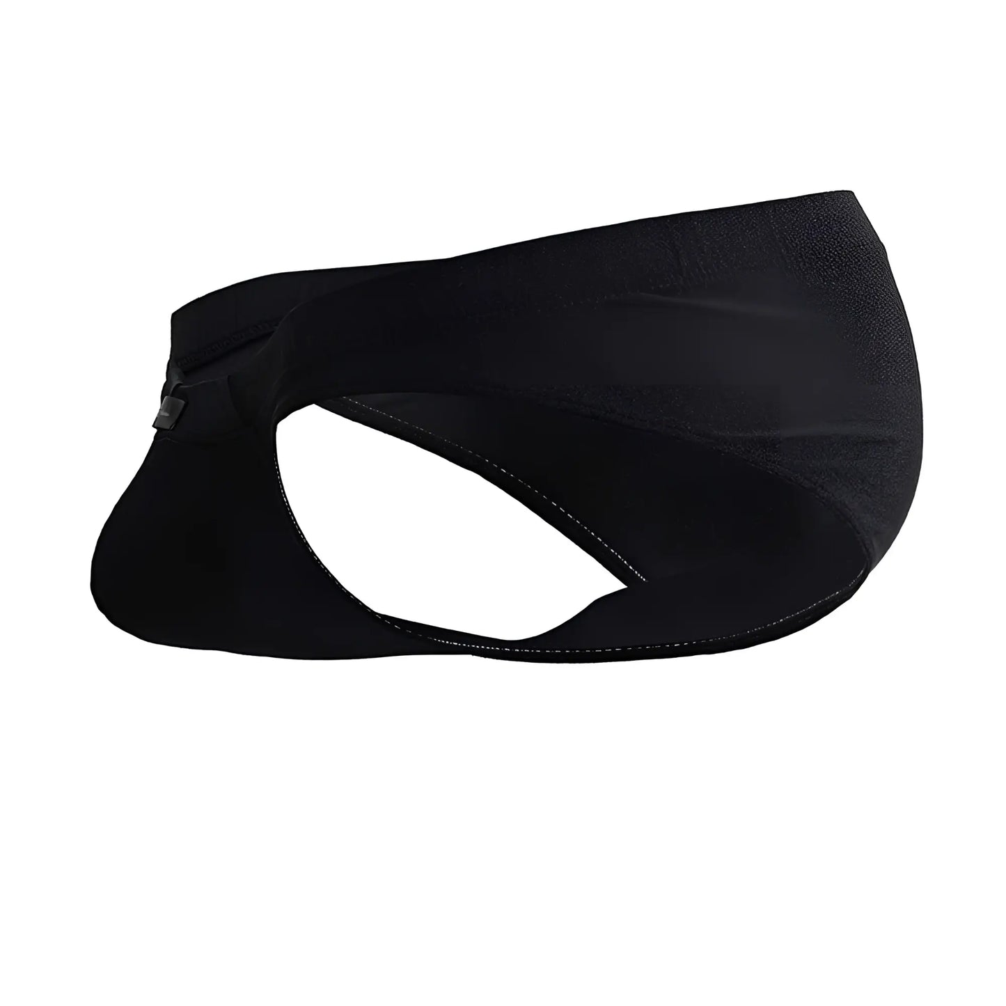 Black xtremen 91233 microfiber briefs with sleek form-fitting design and subtle stitching details