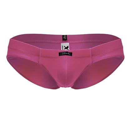 Xtremen 91233 microfiber briefs in fuchsia feature sleek form-fitting fabric with subtle stitching details