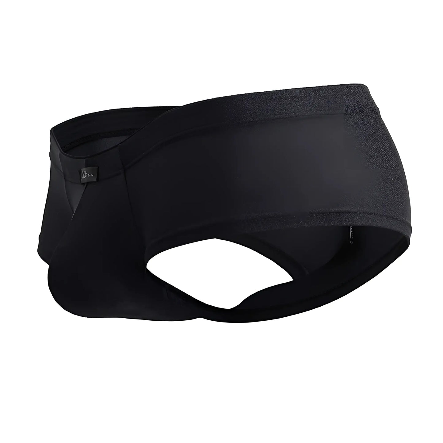 Xtremen 91234 microfiber trunks in black featuring smooth stretchy fabric and a contoured design for comfort
