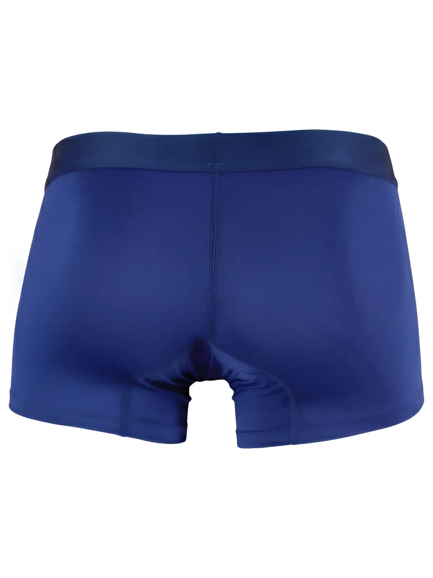 Xtremen royal blue boxer brief with a tonal elastic waistband and subtle textured fabric pattern.