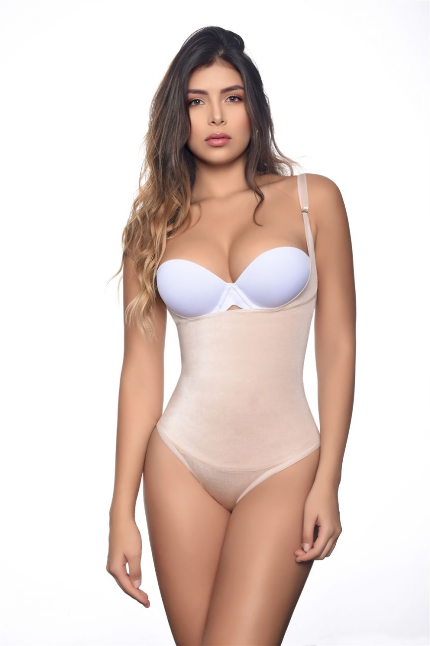 Body sous-poitrine Vedette 107 Evonne en bikini couleur nude