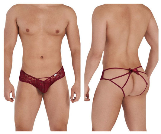 Jockstrap à nœud CandyMan 99535 Couleur Bordeaux
