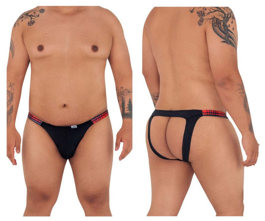 CandyMan 99536X Bikini Jockstrap Farbe Schwarz Print