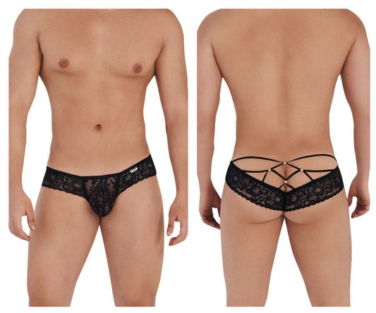 CandyMan 99551 Culotte en dentelle Peekaboo Couleur Noir