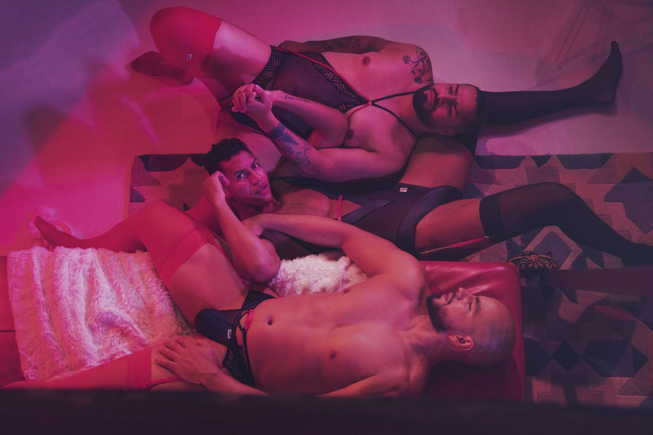 CandyMan 99585X Mesh-Spitzen-Bodysuit Farbe Schwarz