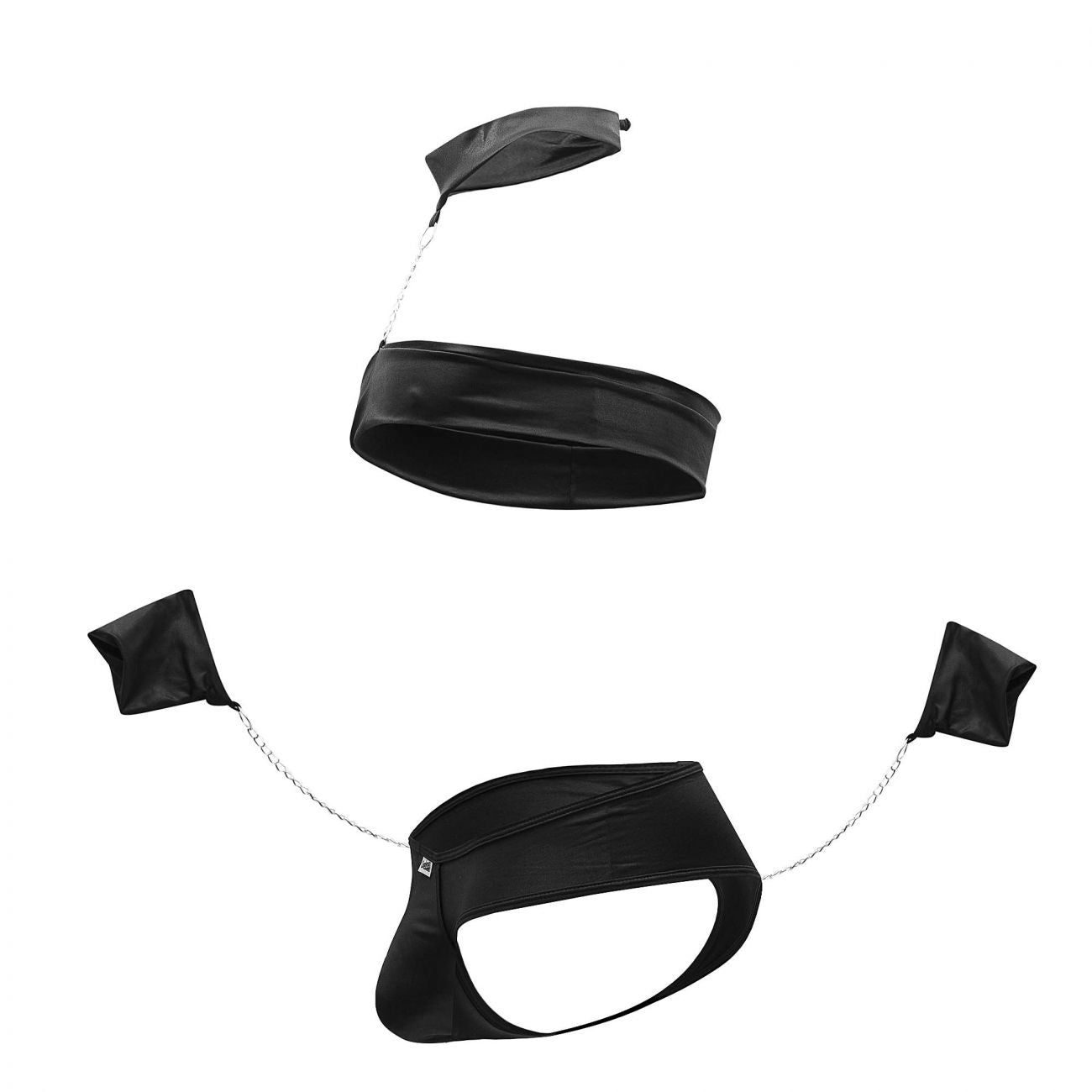 Ensemble Harnais-Tongs CandyMan 99592 Couleur Noir