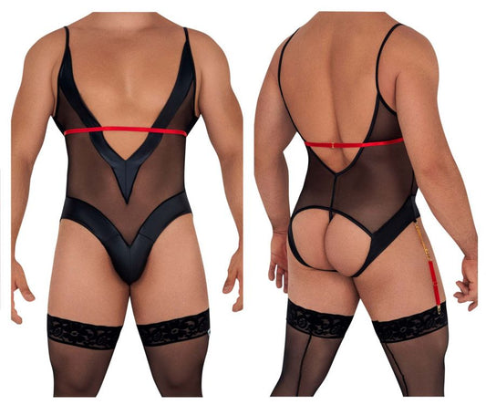CandyMan 99600 Mesh-Bodysuit Farbe Schwarz