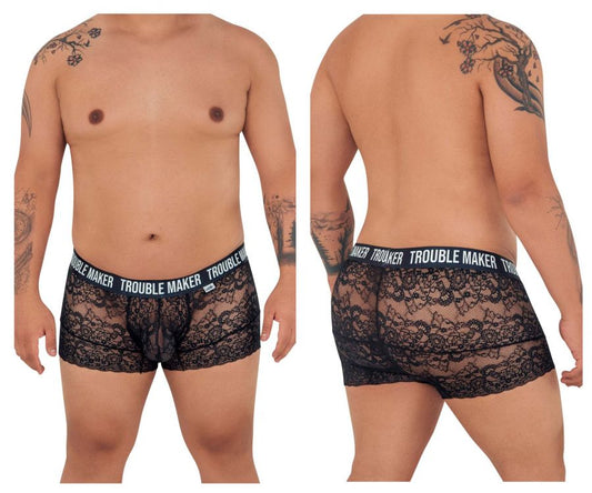 CandyMan 99616X Trouble Maker Spitzen-Badehose, Farbe Schwarz