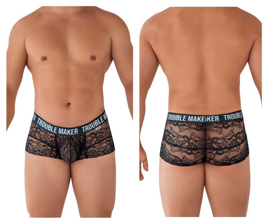 CandyMan 99616 Trouble Maker Spitzen-Badehose, Farbe Schwarz