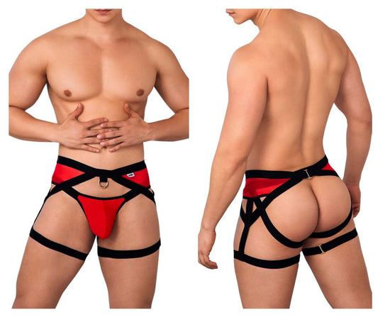 CandyMan 99623 Jarretière Jockstrap Couleur Rouge