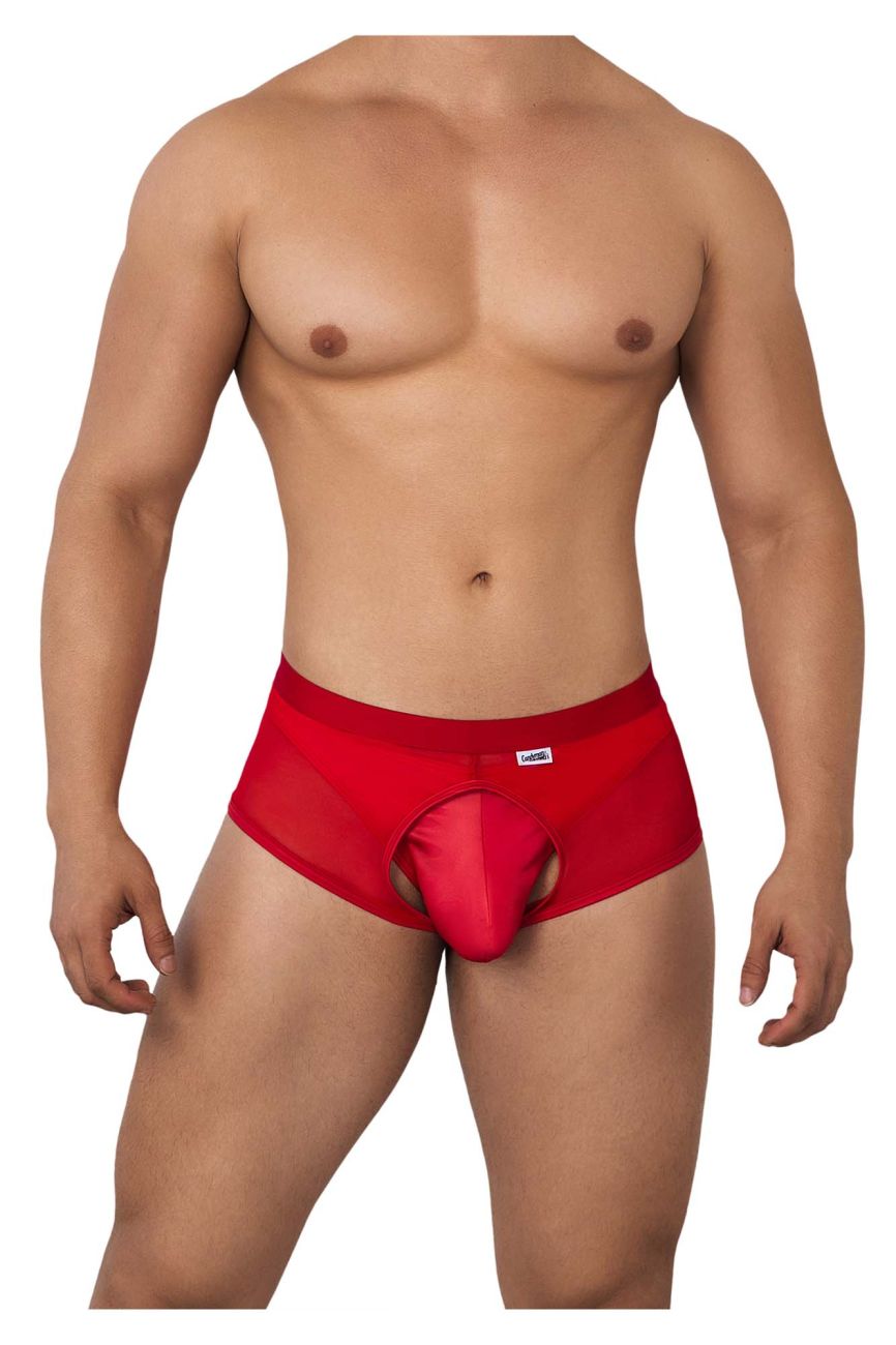 Ensemble deux pièces Boxer et String CandyMan 99629 Couleur Rouge