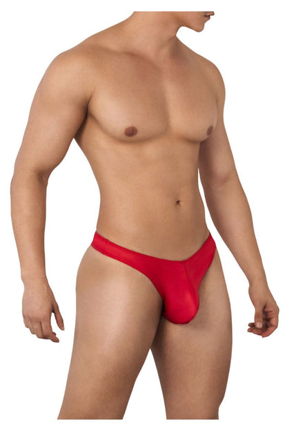 Ensemble deux pièces Boxer et String CandyMan 99629 Couleur Rouge