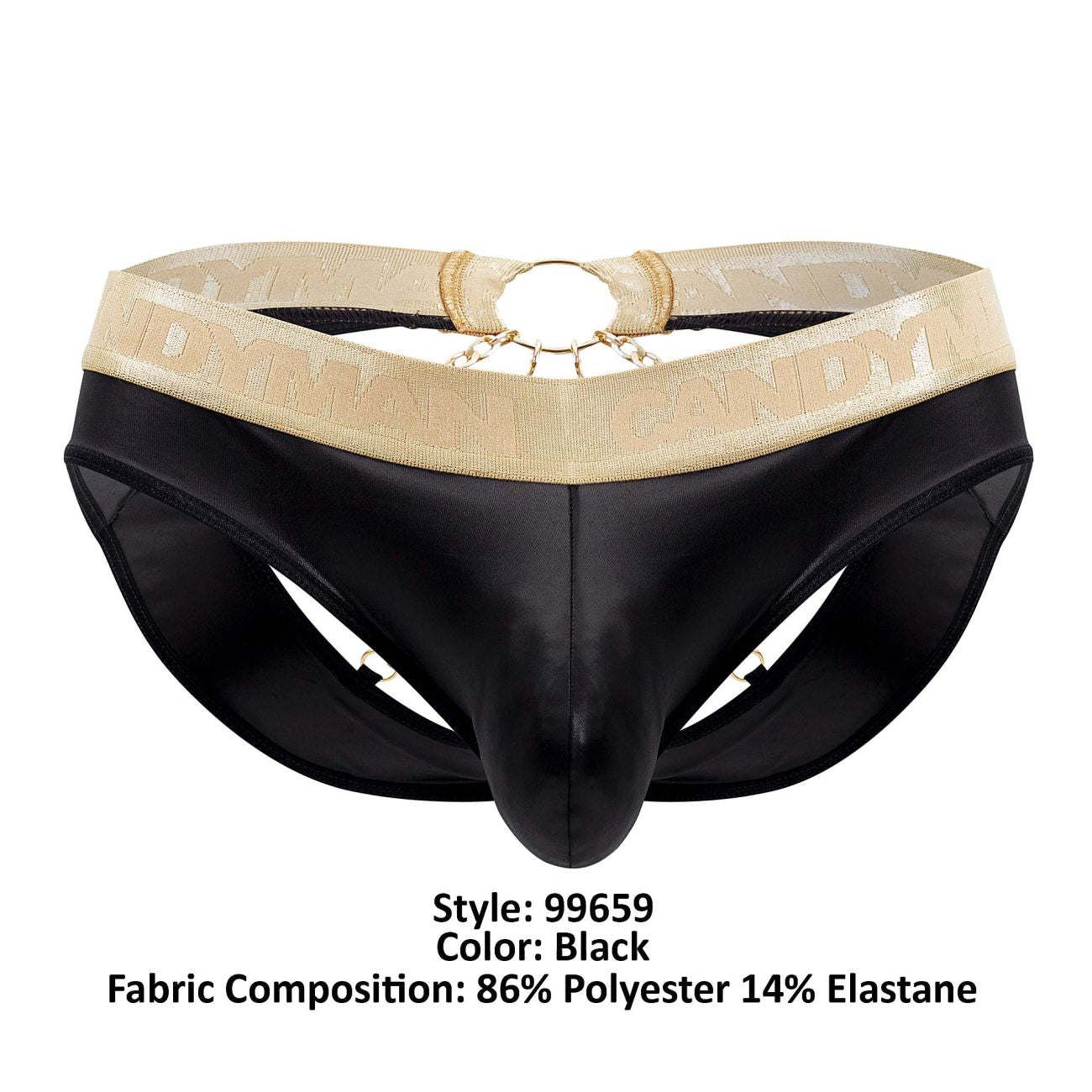 Slip Jock CandyMan 99659 Couleur Noir