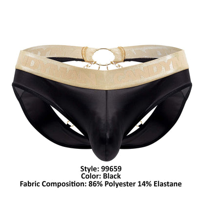 Slip Jock CandyMan 99659 Couleur Noir