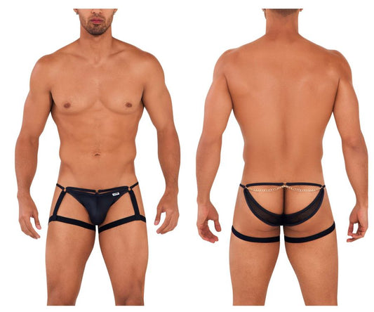 CandyMan 99705 Strumpfband Jockstrap Farbe Schwarz
