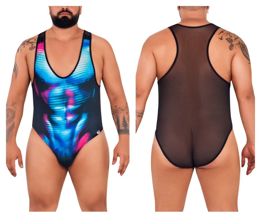 CandyMan 99725X Work-N-Out Bodysuit Farbe Mondlichtblau