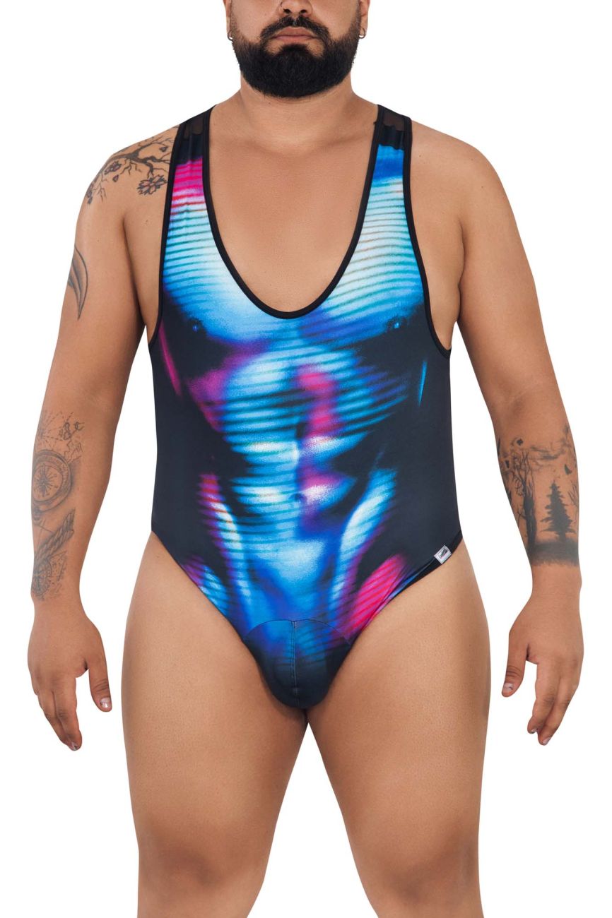 CandyMan 99725X Work-N-Out Bodysuit Farbe Mondlichtblau