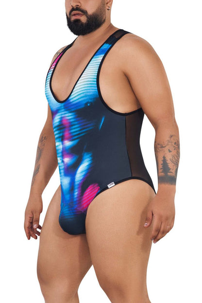 CandyMan 99725X Work-N-Out Bodysuit Farbe Mondlichtblau