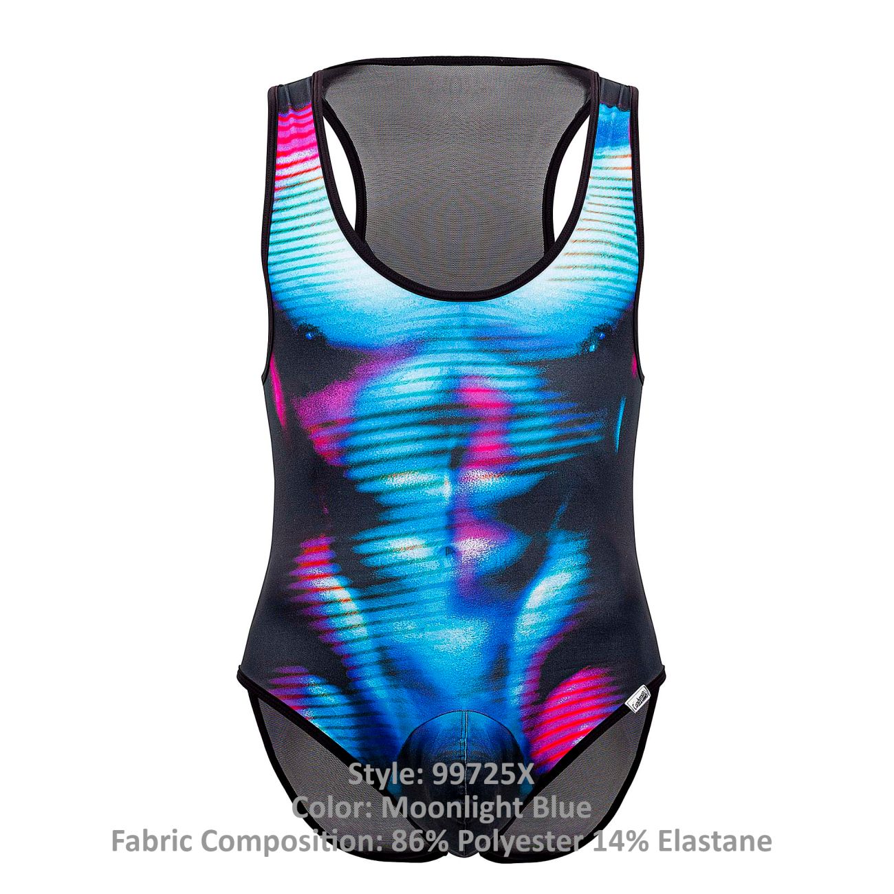 CandyMan 99725X Work-N-Out Bodysuit Farbe Mondlichtblau